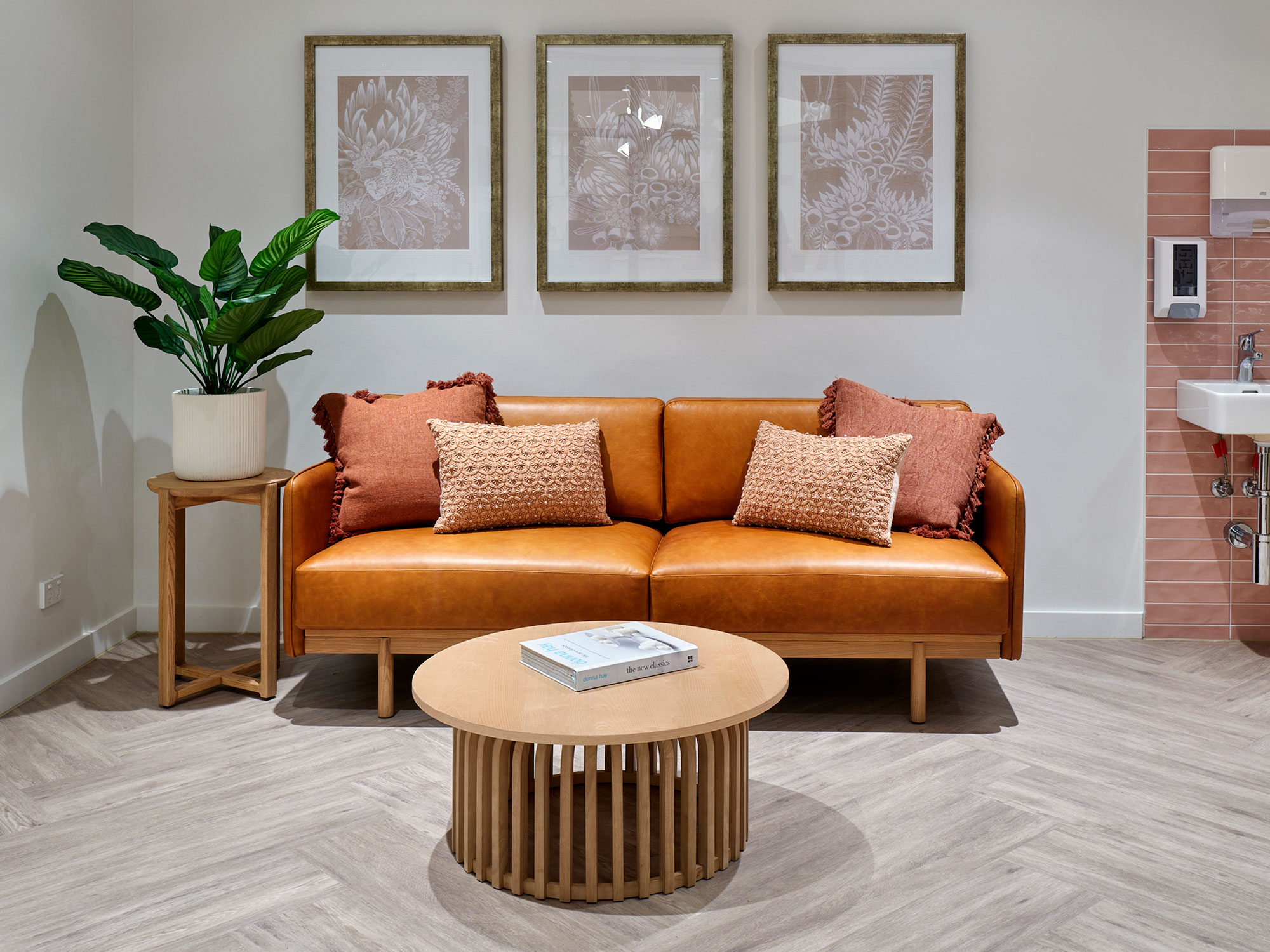 Waiting area at the Hairdressing Salon in the Wellness Centre at Greenwich Place