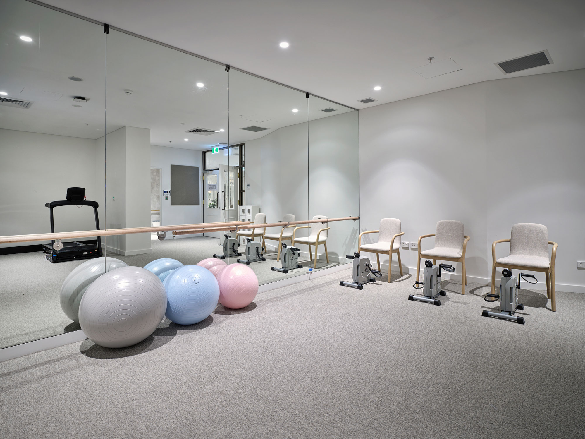 Greenwich Place gymnasium in the Wellness Centre